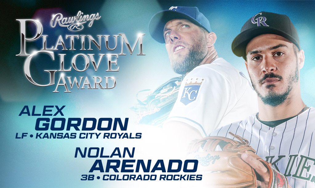 Nolan Arenado St.Louis Cardinals rawlings platinum glove award