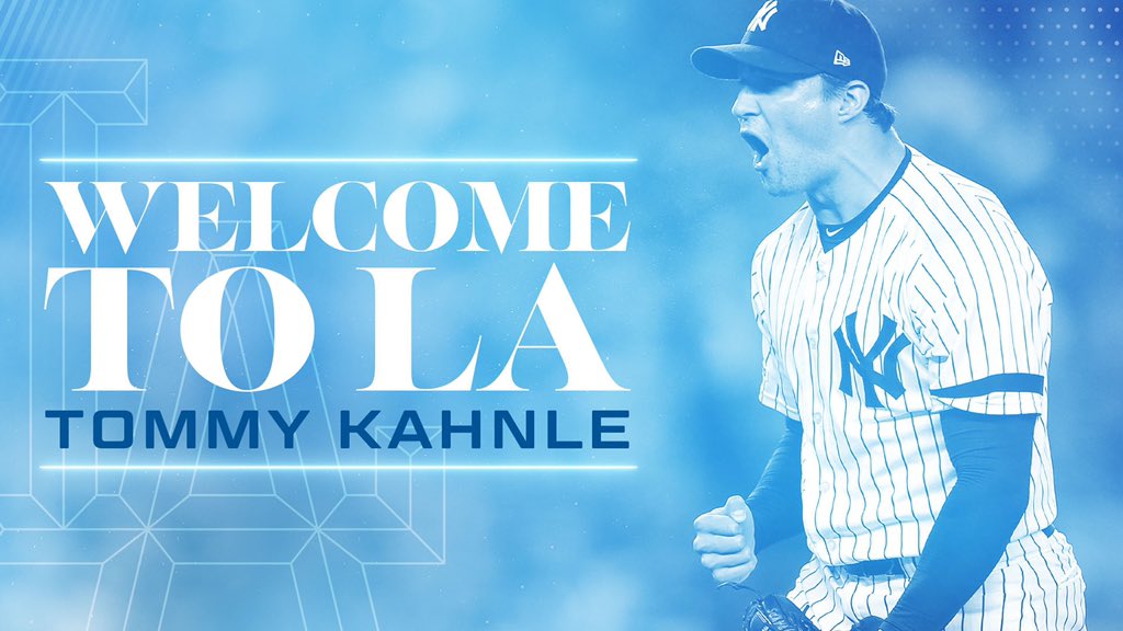 Ex-Yankees reliever Tommy Kahnle signing 2-year deal with Dodgers