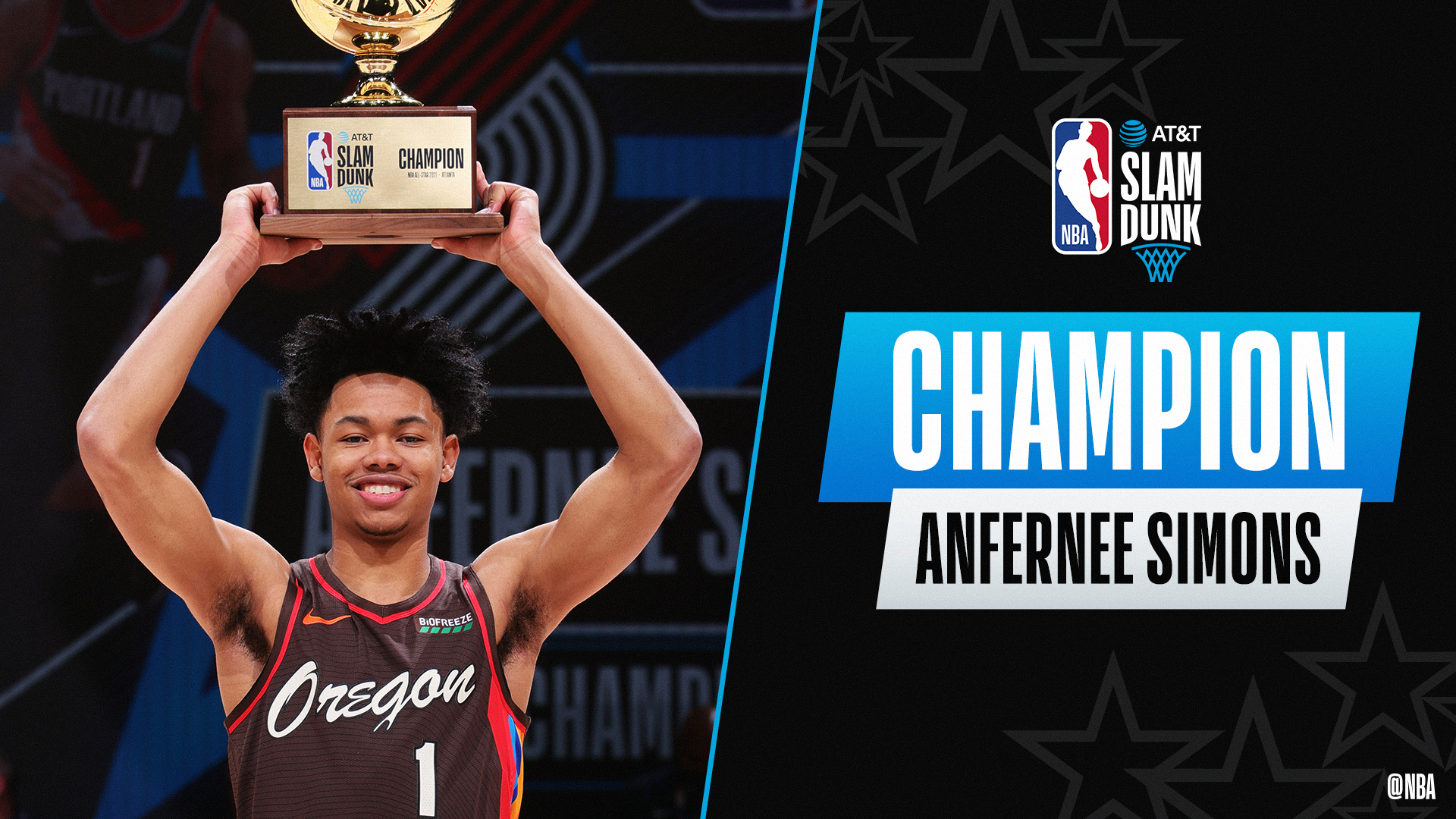 SportsCenter on X: Anfernee Simons with his first 40-ball of the season 🔥  He becomes the third Blazer to score 45 in a game in the last 10 seasons,  joining Dame and
