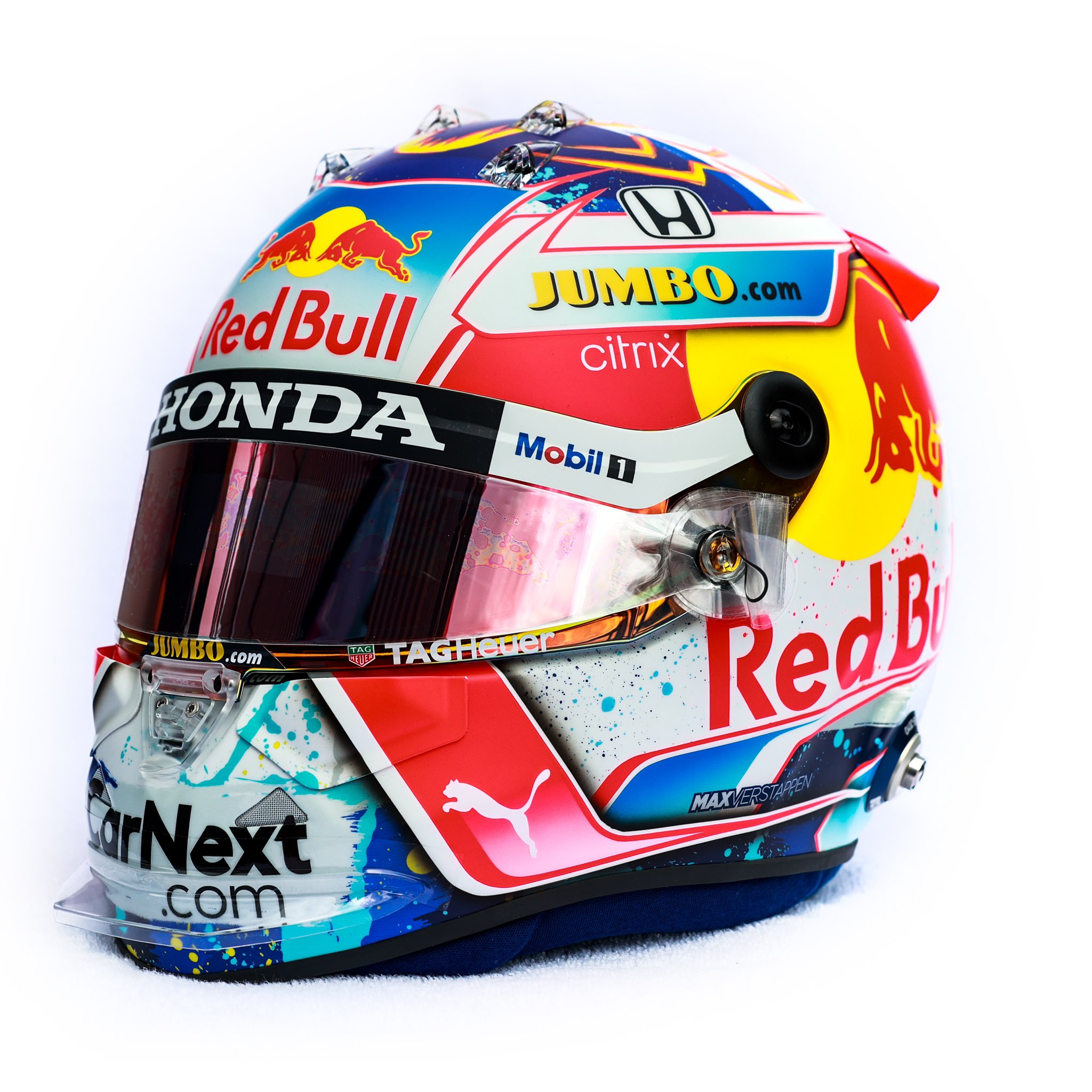 Max Verstappen reveals new Helmet design for Home GP