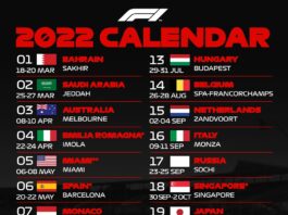 F1 Calendar 2022 Archives - Bleachers News